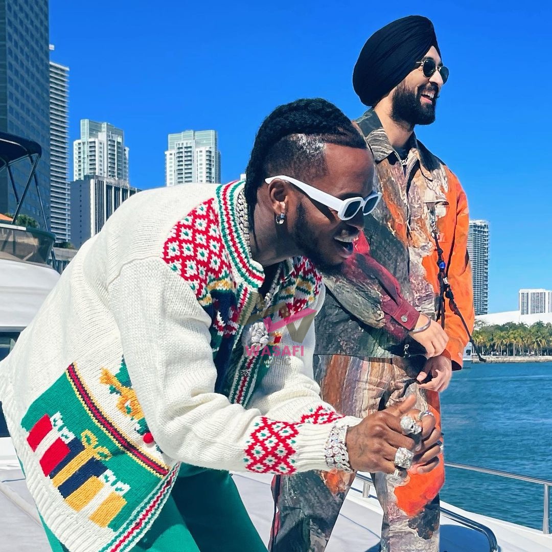 Diamond Platnumz and Diljit Dosanjh In Teaser For New Music Video
