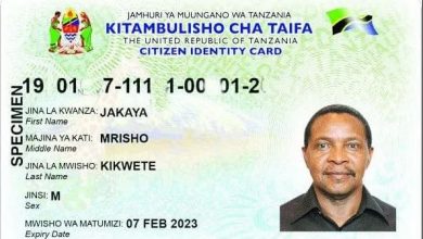 Photo of Online Copy: Namba Ya Nida Online | Kitambulisho Cha Taifa | National ID (NIDA)