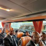 Photo Of Samia Suluhu And Other Presidents Inside Bus Heading To Queen Elizabeth II Burial