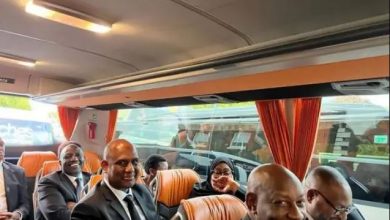 Photo of Photo Of Samia Suluhu And Other Presidents Inside Bus Heading To Queen Elizabeth II Burial