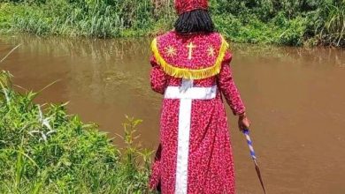 Photo of Video Of A Sangoma Performing Rituals At the River